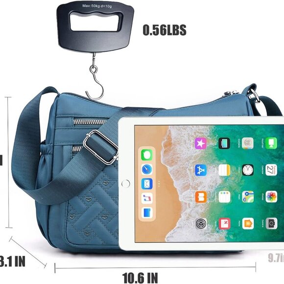 Crossbody Purse for Women Multi Pocket Cross Tote Small Travel Shoulder Bag Casu - Picture 3 of 8